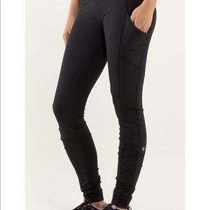 Lululemon Speed Tight Leggings with ankle roching